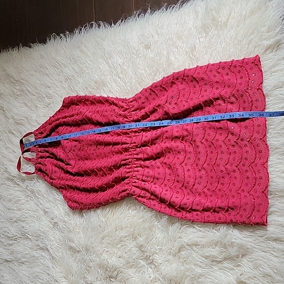 Nicole Miller Artelier 006082 Scalloped Tier Halter Neck Sheath Dress - Picture 10 of 10